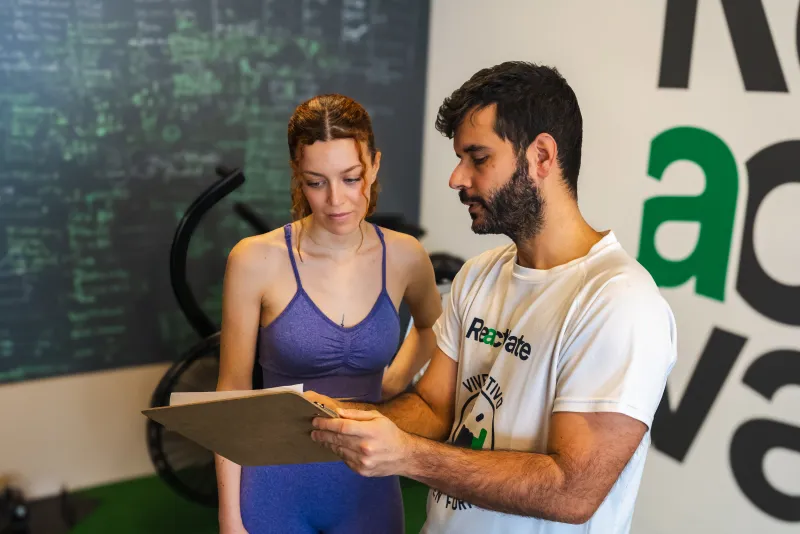 Ambiente de entrenamiento tranquilo en Reactívate Bilbao