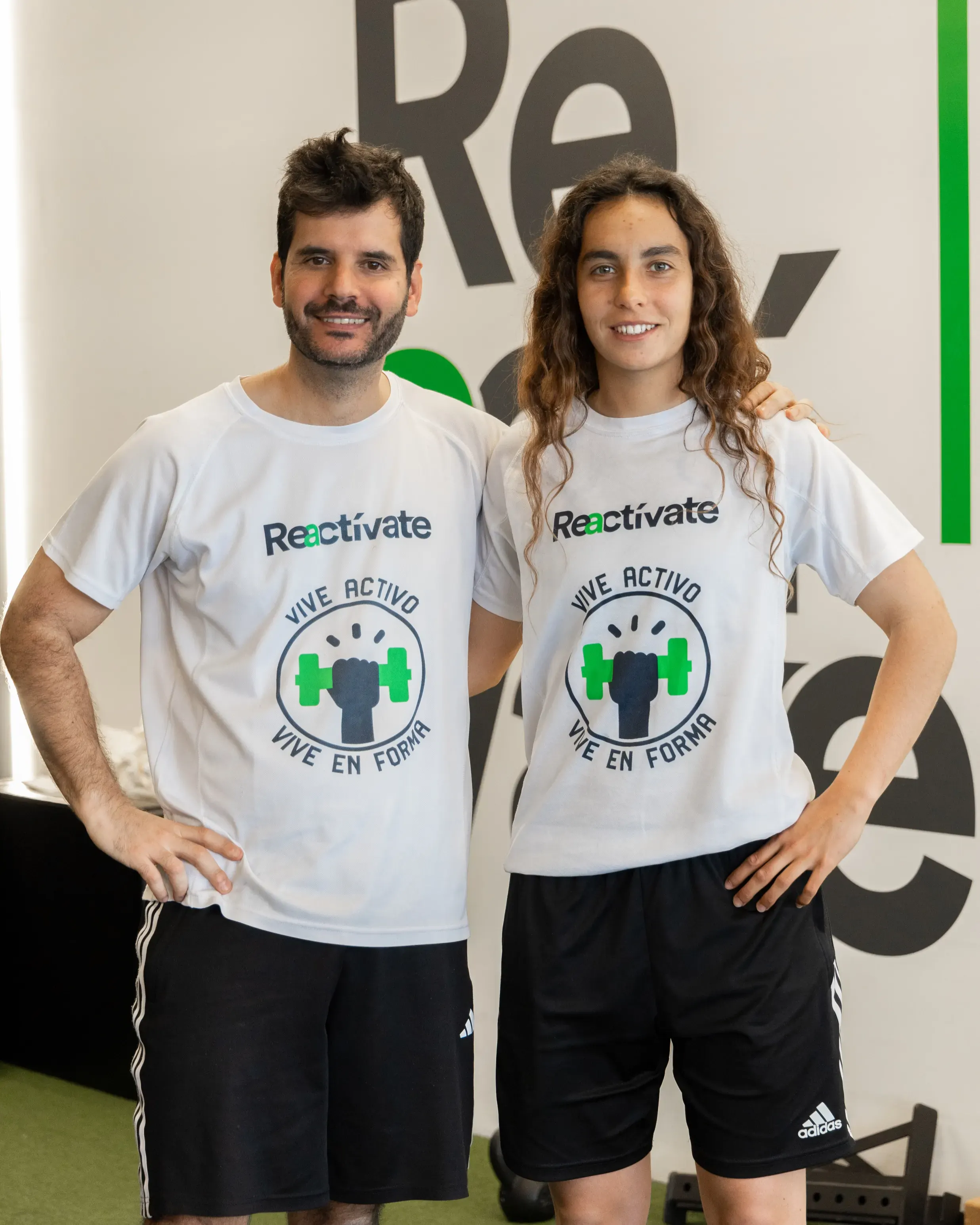 Gonzalo y Celia, equipo de Reactívate Bilbao